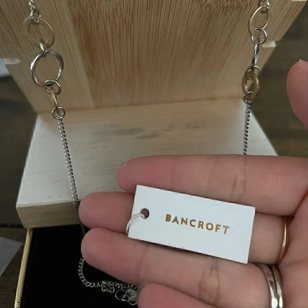 Silver and gold tone Bancroft necklace
